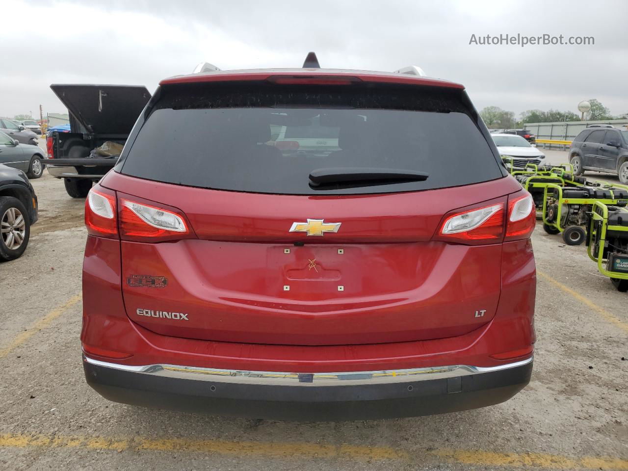 2018 Chevrolet Equinox Lt Red vin: 2GNAXJEV2J6121073