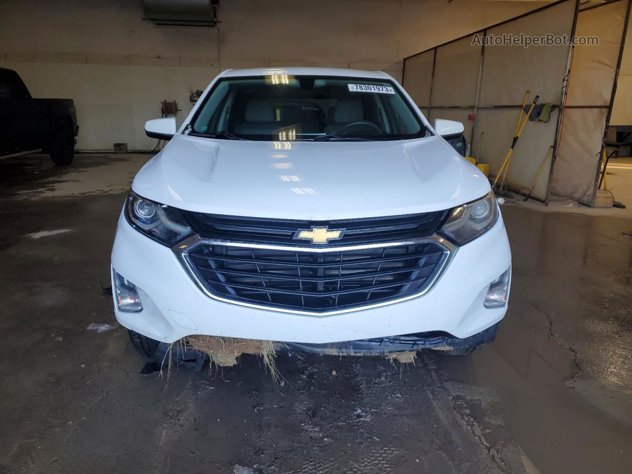 2018 Chevrolet Equinox Lt White vin: 2GNAXJEV2J6136611