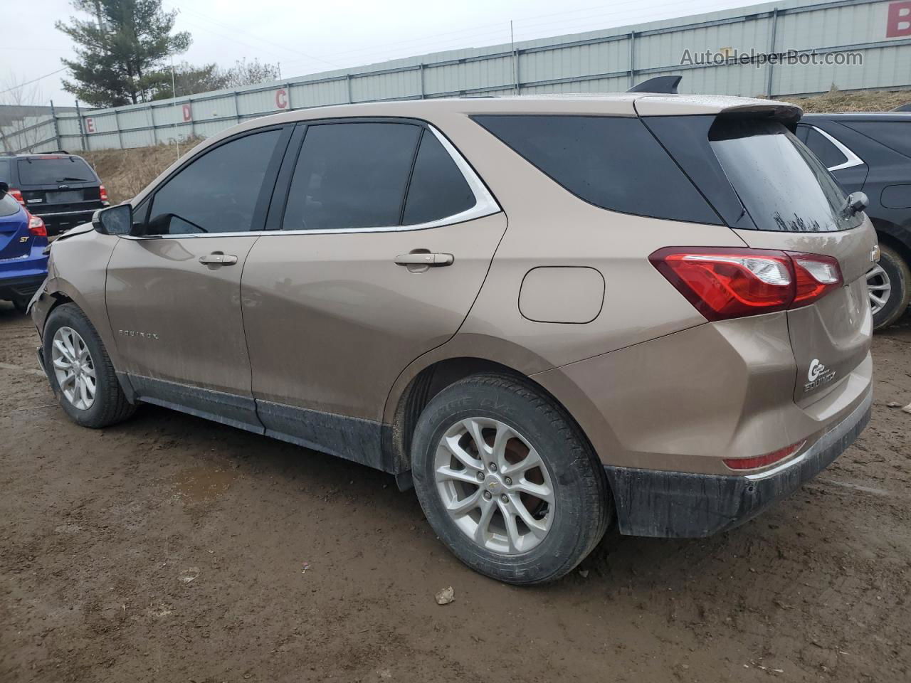 2018 Chevrolet Equinox Lt Gold vin: 2GNAXJEV2J6175862