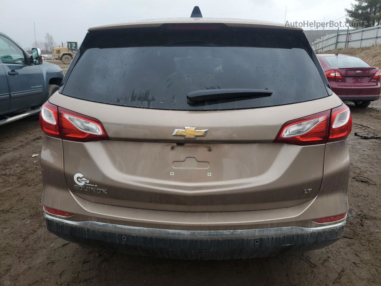 2018 Chevrolet Equinox Lt Золотой vin: 2GNAXJEV2J6175862