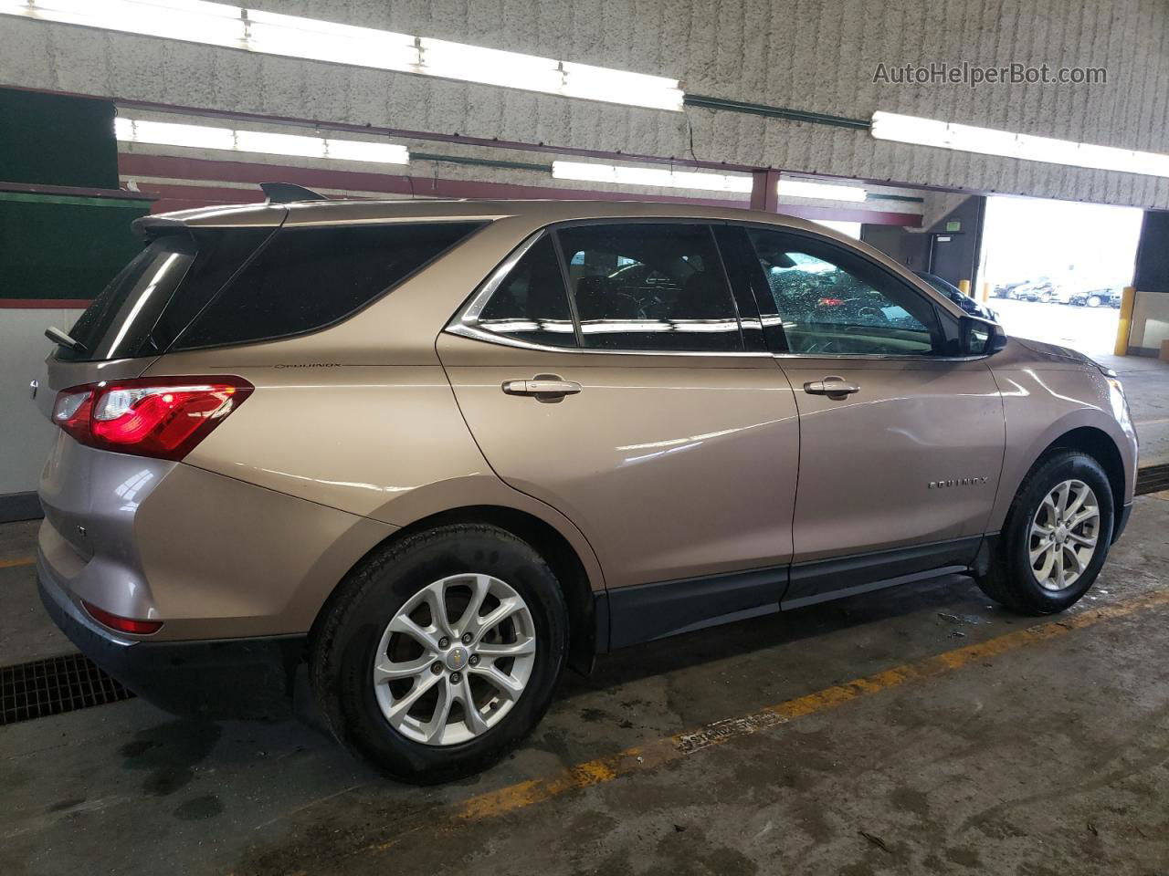 2018 Chevrolet Equinox Lt Tan vin: 2GNAXJEV2J6176509