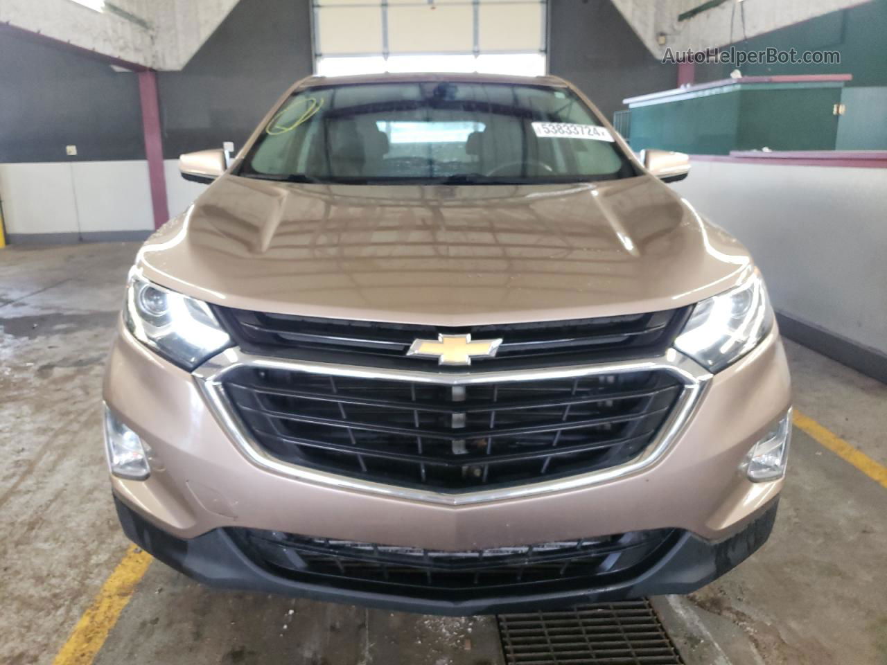 2018 Chevrolet Equinox Lt Tan vin: 2GNAXJEV2J6176509