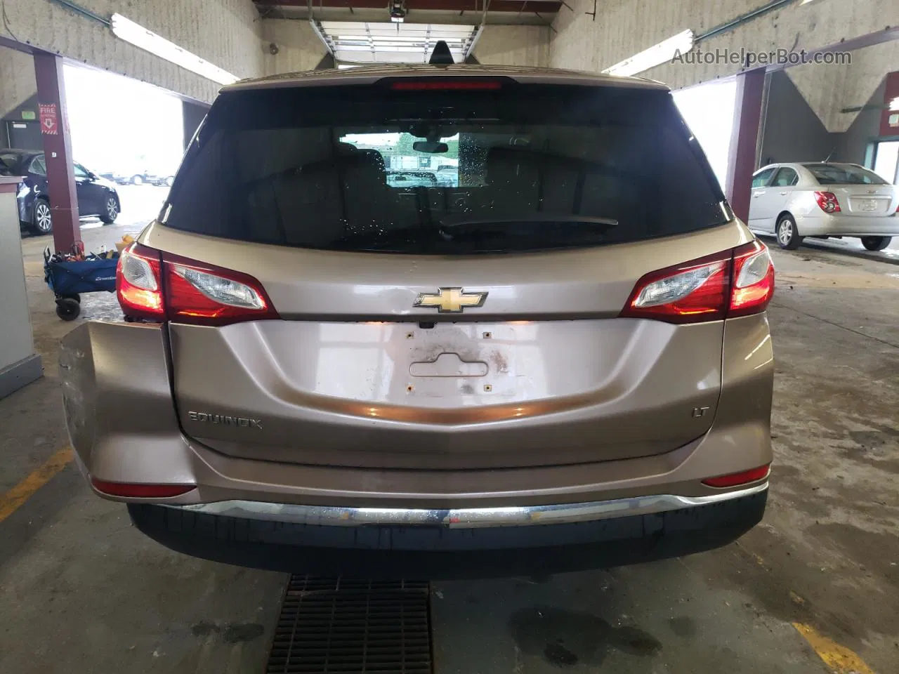 2018 Chevrolet Equinox Lt Tan vin: 2GNAXJEV2J6176509