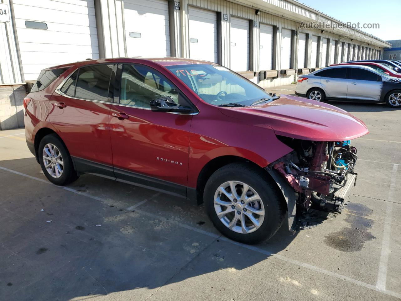 2018 Chevrolet Equinox Lt Красный vin: 2GNAXJEV2J6203966