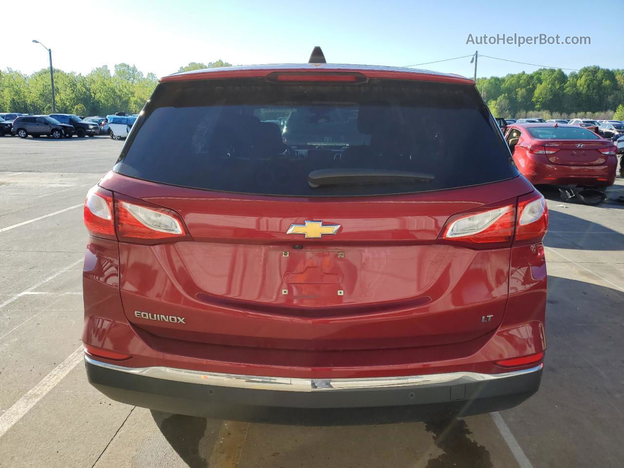 2018 Chevrolet Equinox Lt Red vin: 2GNAXJEV2J6203966