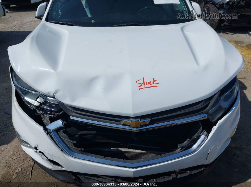 2018 Chevrolet Equinox Lt White vin: 2GNAXJEV2J6263441