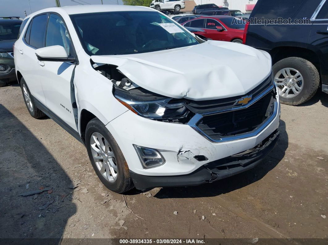 2018 Chevrolet Equinox Lt White vin: 2GNAXJEV2J6263441