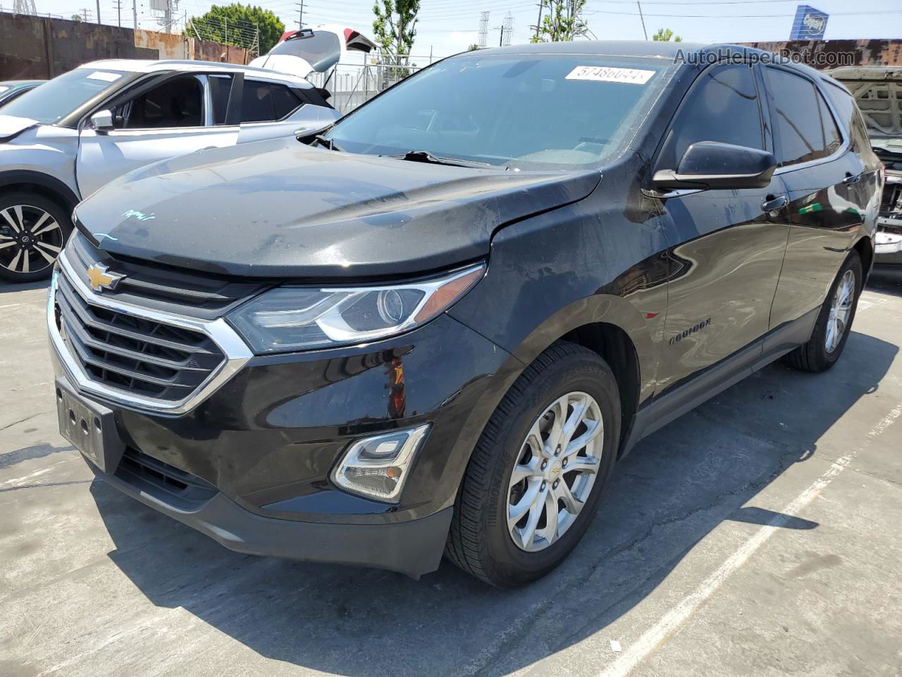 2018 Chevrolet Equinox Lt Black vin: 2GNAXJEV2J6292955