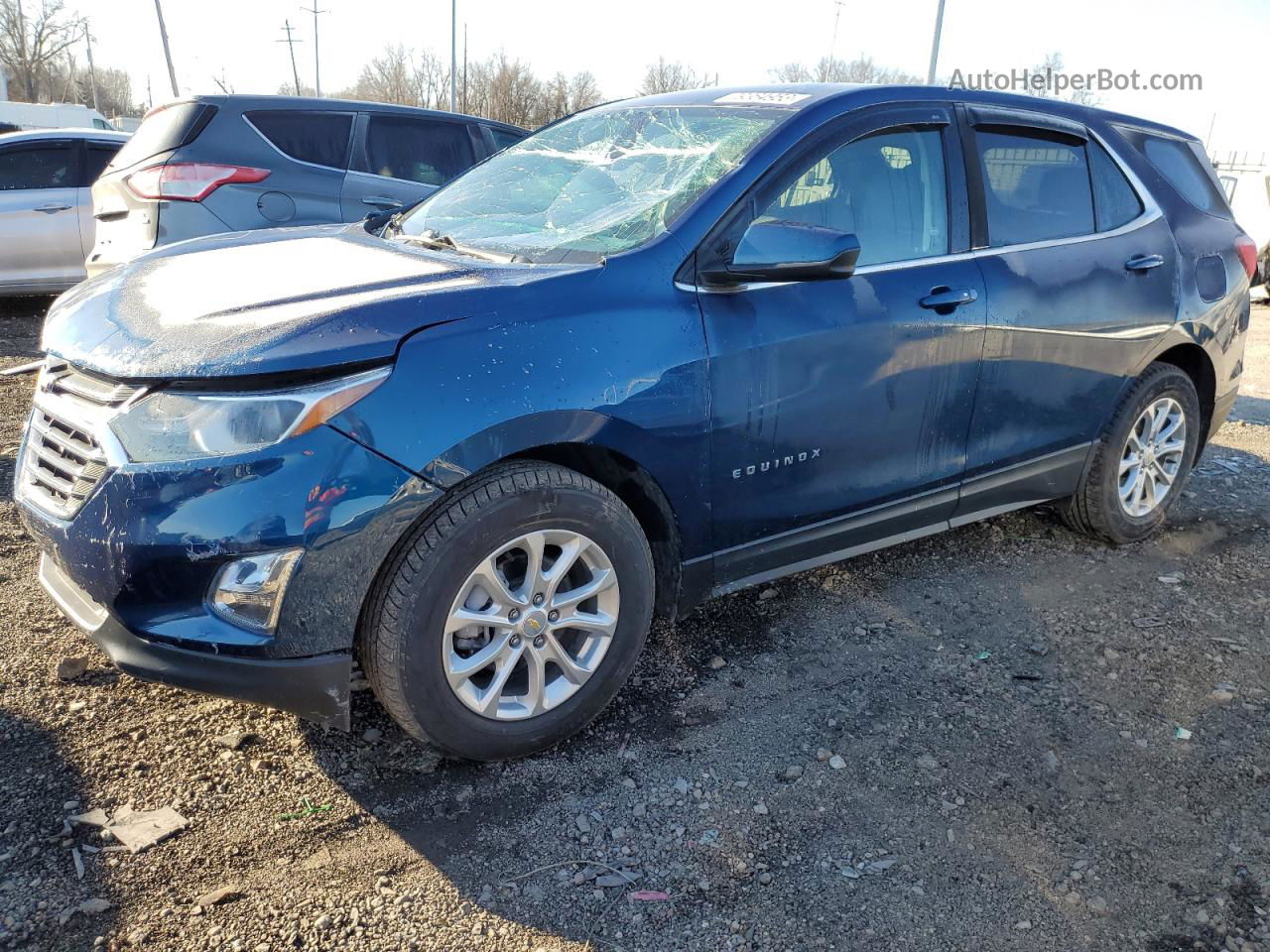 2020 Chevrolet Equinox Lt Blue vin: 2GNAXJEV2L6110383