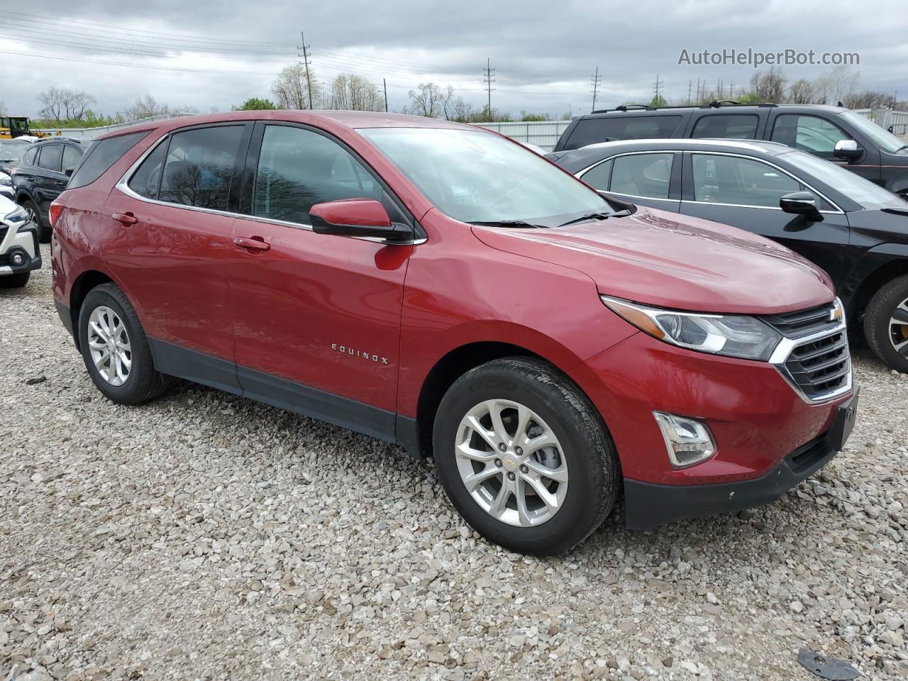 2020 Chevrolet Equinox Lt Красный vin: 2GNAXJEV2L6267329