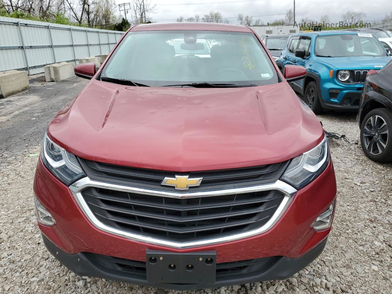 2020 Chevrolet Equinox Lt Red vin: 2GNAXJEV2L6267329