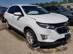 2018 Chevrolet Equinox Lt White vin: 2GNAXJEV3J6107618