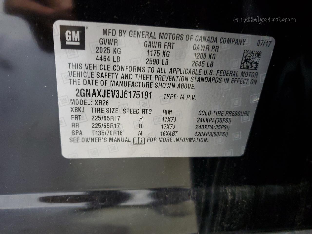 2018 Chevrolet Equinox Lt Black vin: 2GNAXJEV3J6175191