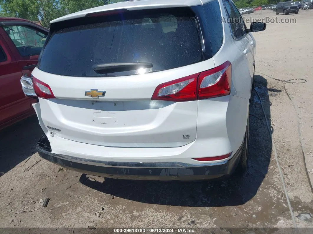 2018 Chevrolet Equinox Lt White vin: 2GNAXJEV3J6202261