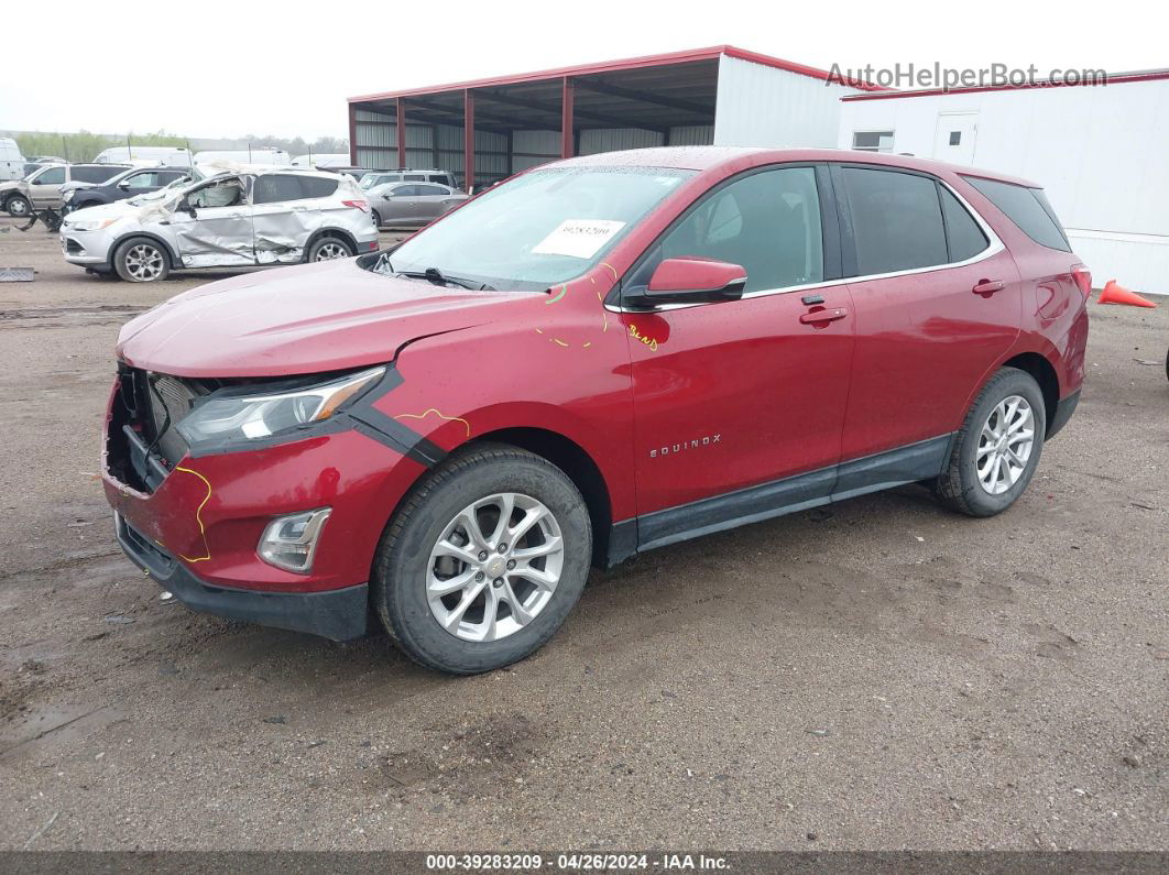 2018 Chevrolet Equinox Lt Red vin: 2GNAXJEV3J6203314