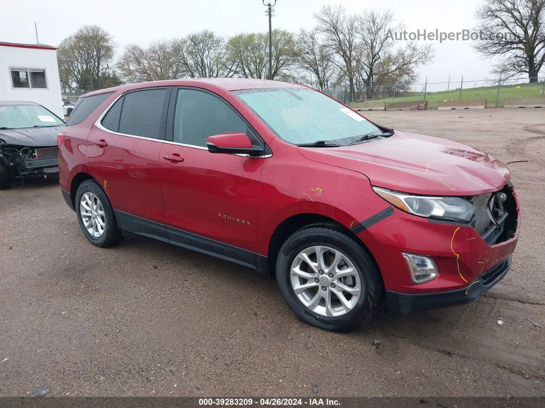 2018 Chevrolet Equinox Lt Red vin: 2GNAXJEV3J6203314