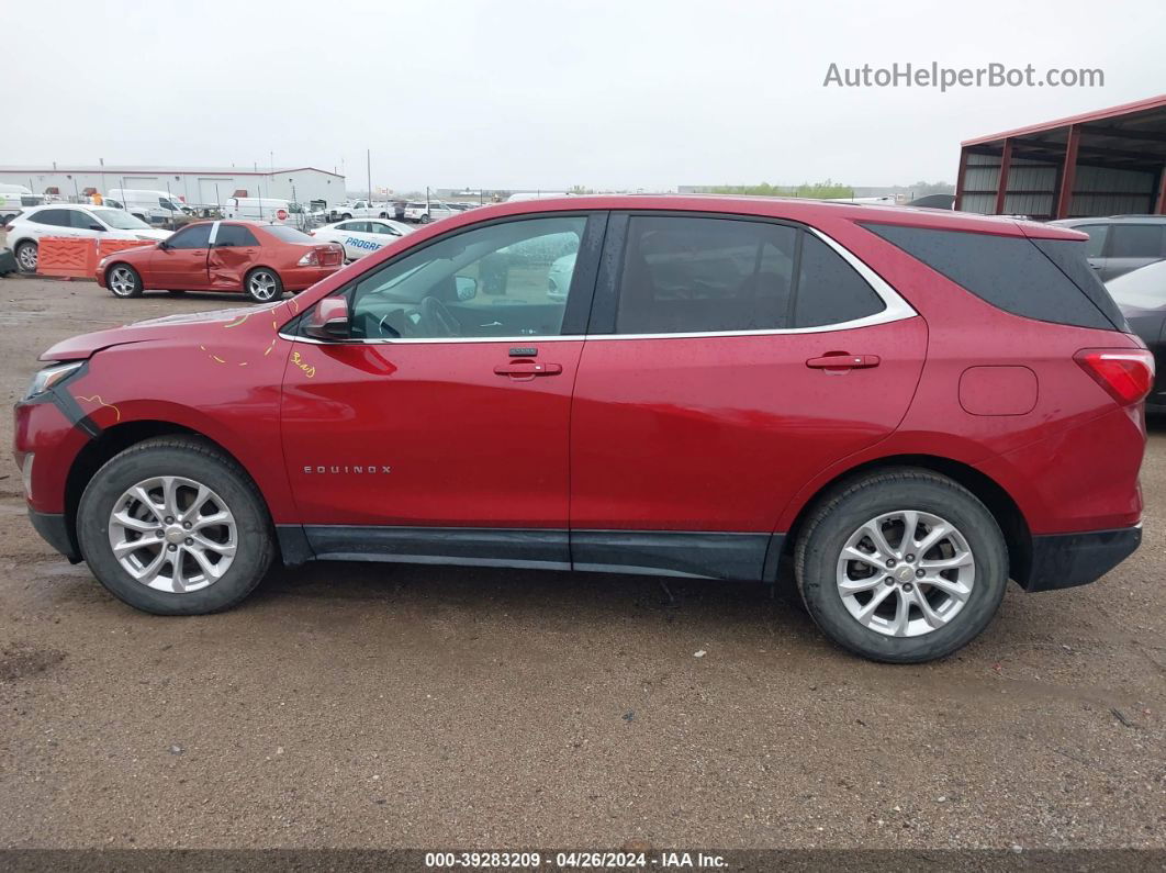 2018 Chevrolet Equinox Lt Red vin: 2GNAXJEV3J6203314