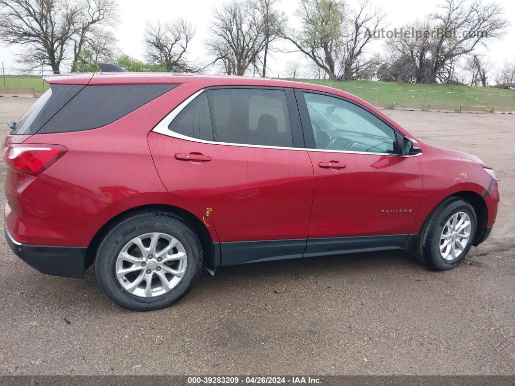 2018 Chevrolet Equinox Lt Red vin: 2GNAXJEV3J6203314