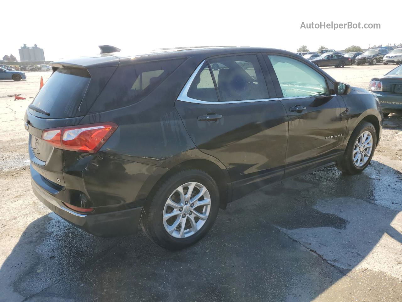 2018 Chevrolet Equinox Lt Black vin: 2GNAXJEV3J6296657