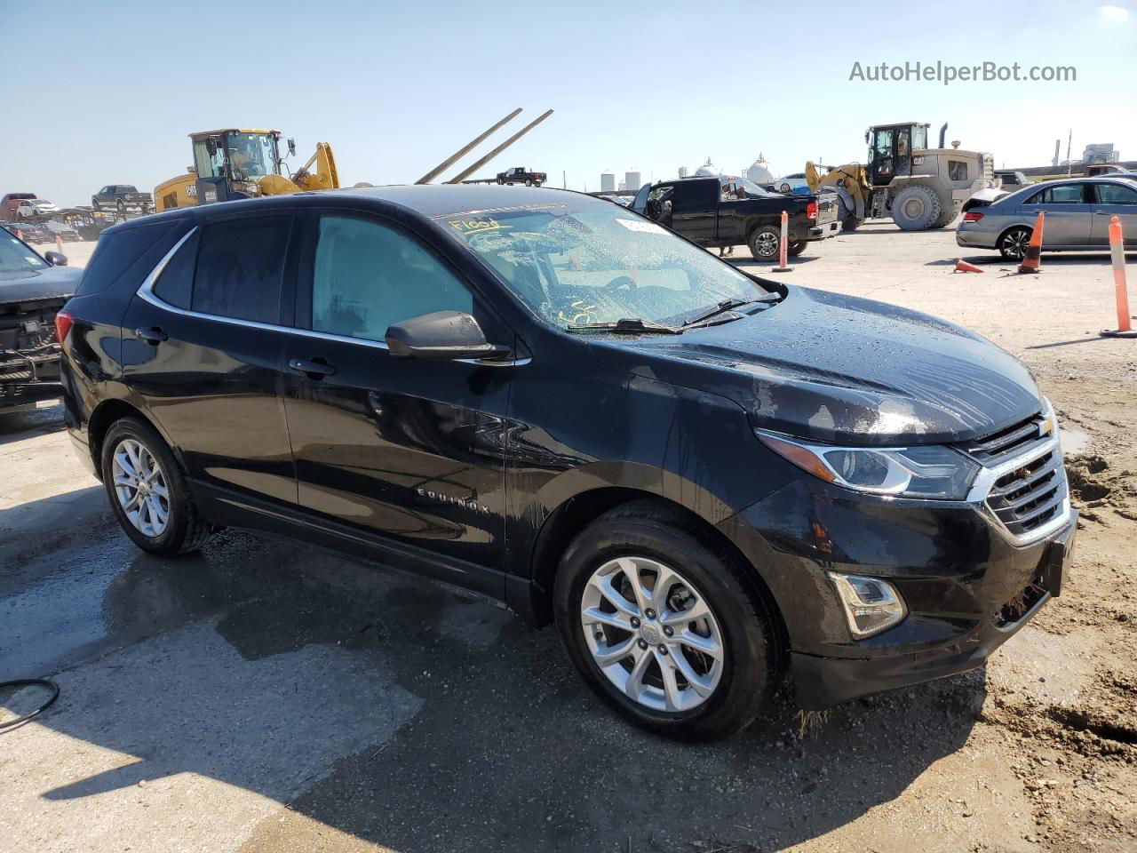 2018 Chevrolet Equinox Lt Black vin: 2GNAXJEV3J6296657