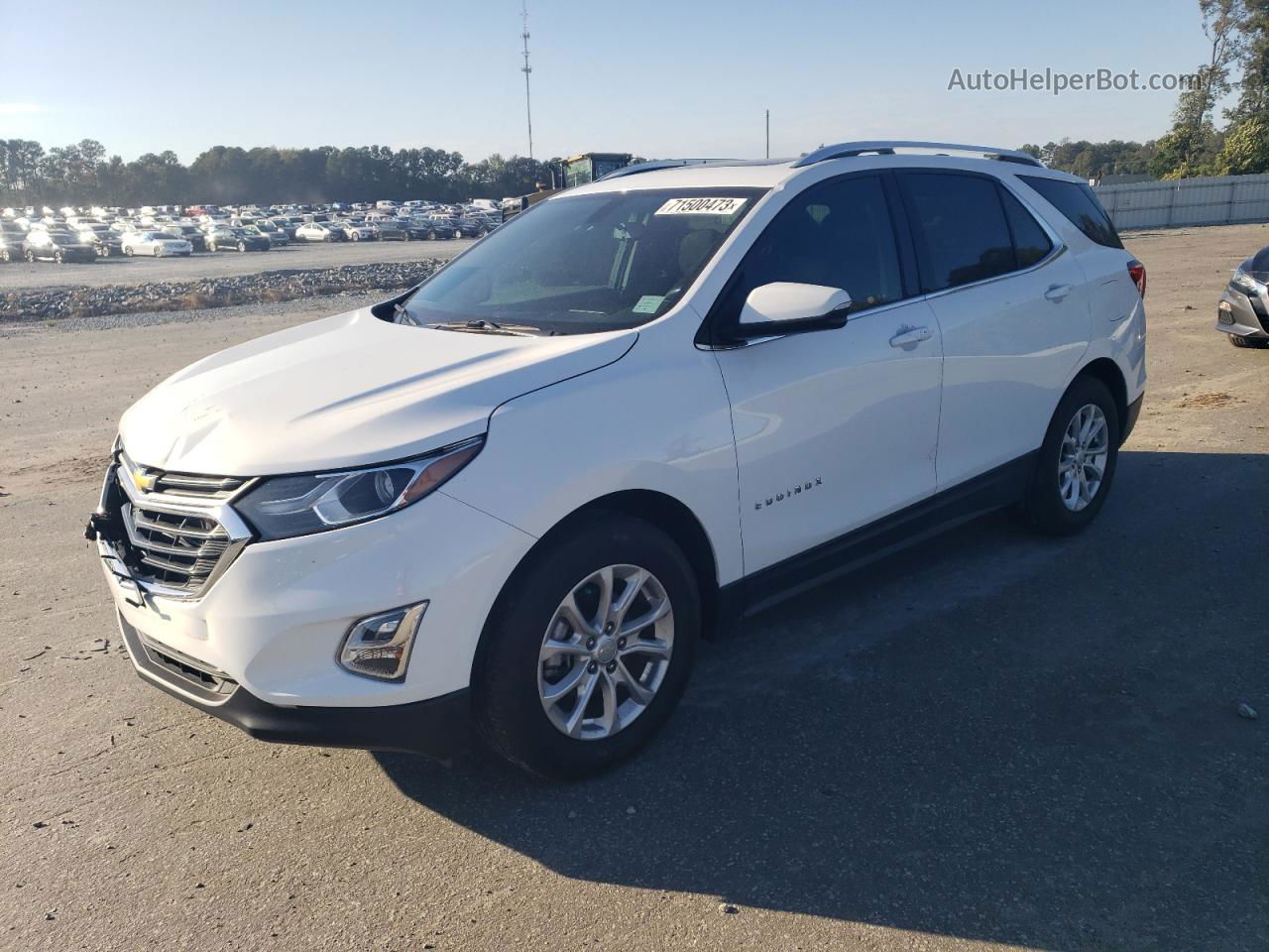 2018 Chevrolet Equinox Lt Белый vin: 2GNAXJEV3J6318849