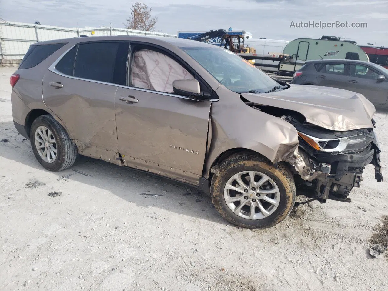 2018 Chevrolet Equinox Lt Gold vin: 2GNAXJEV3J6337899