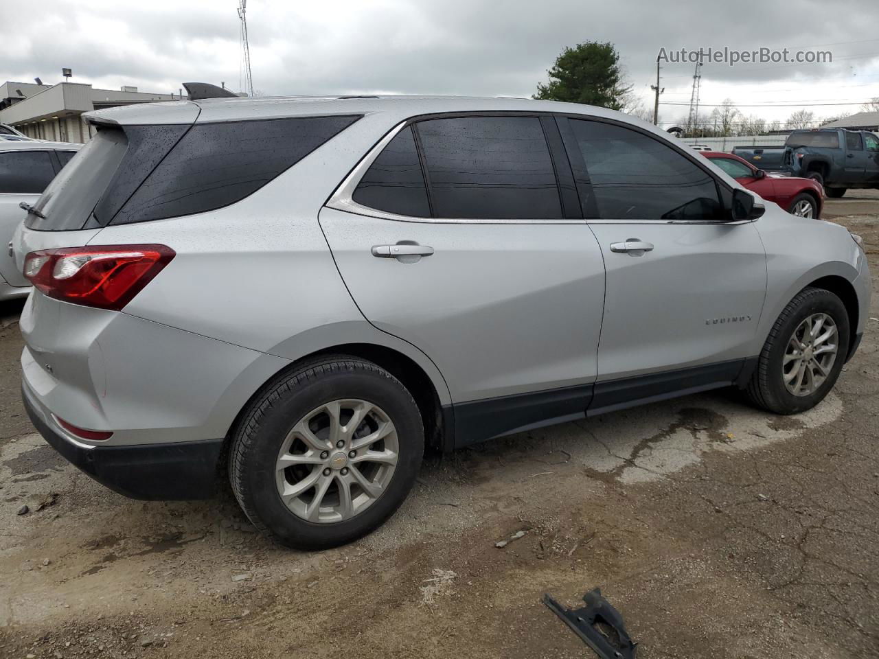 2019 Chevrolet Equinox Lt Серебряный vin: 2GNAXJEV3K6242700