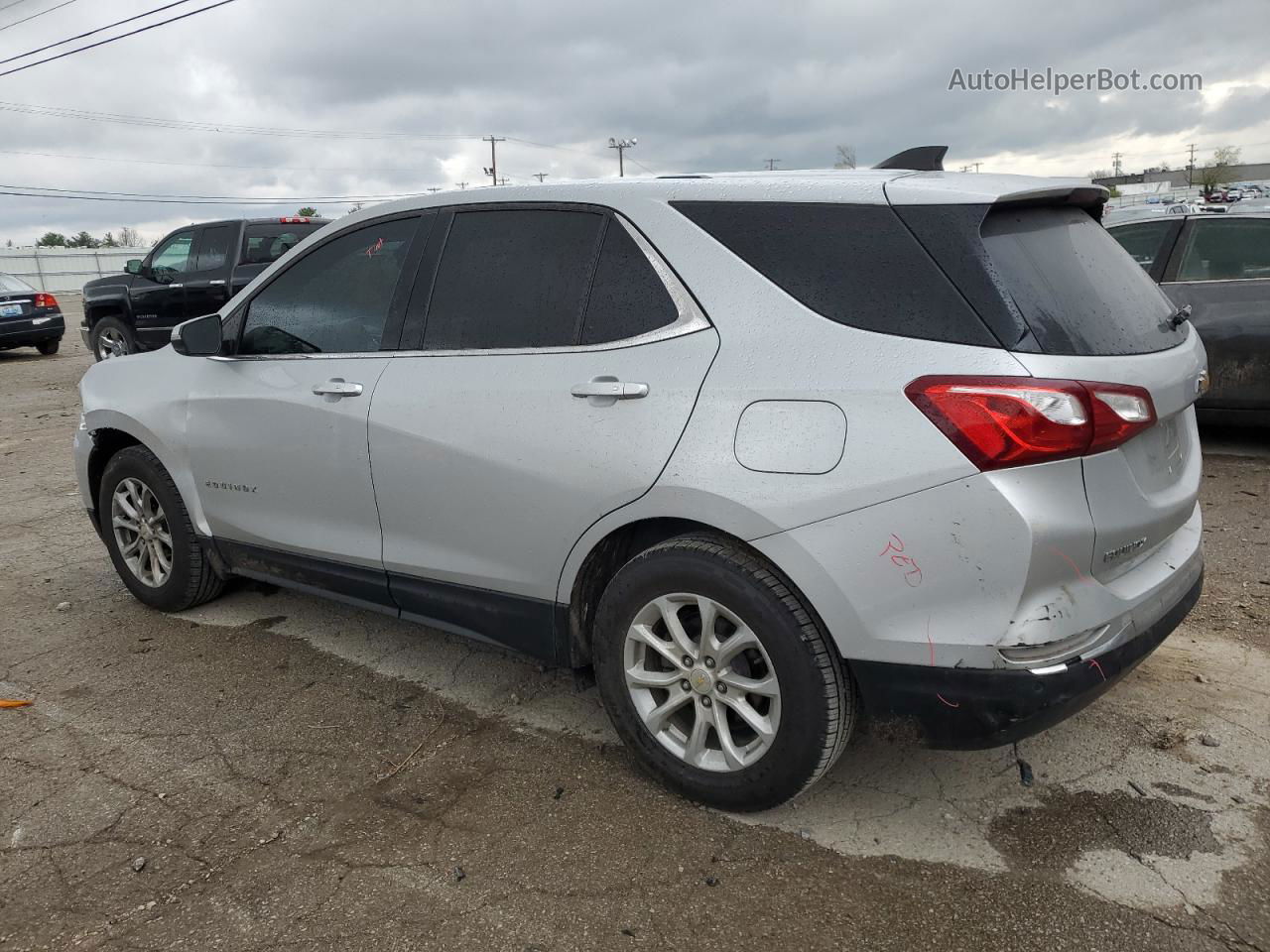 2019 Chevrolet Equinox Lt Silver vin: 2GNAXJEV3K6242700