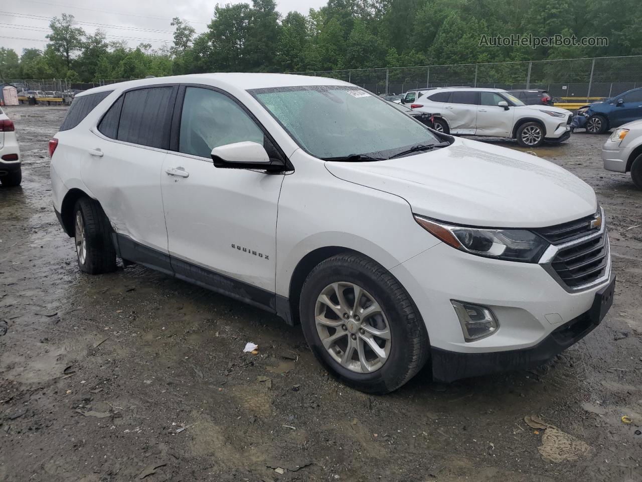 2020 Chevrolet Equinox Lt Белый vin: 2GNAXJEV3L6240317