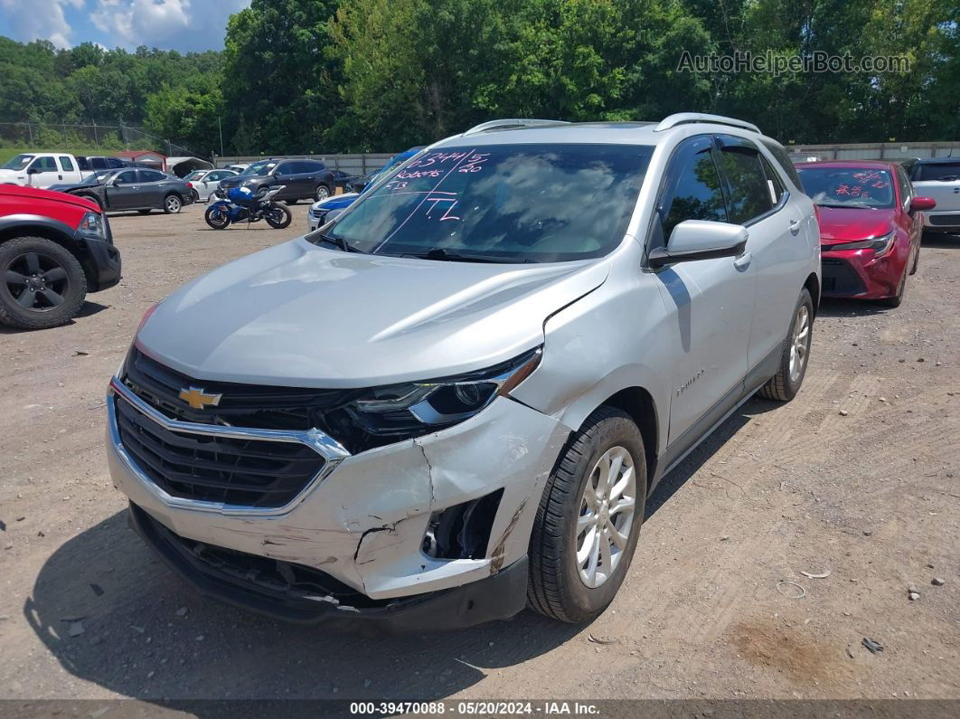 2018 Chevrolet Equinox Lt Silver vin: 2GNAXJEV4J6104758