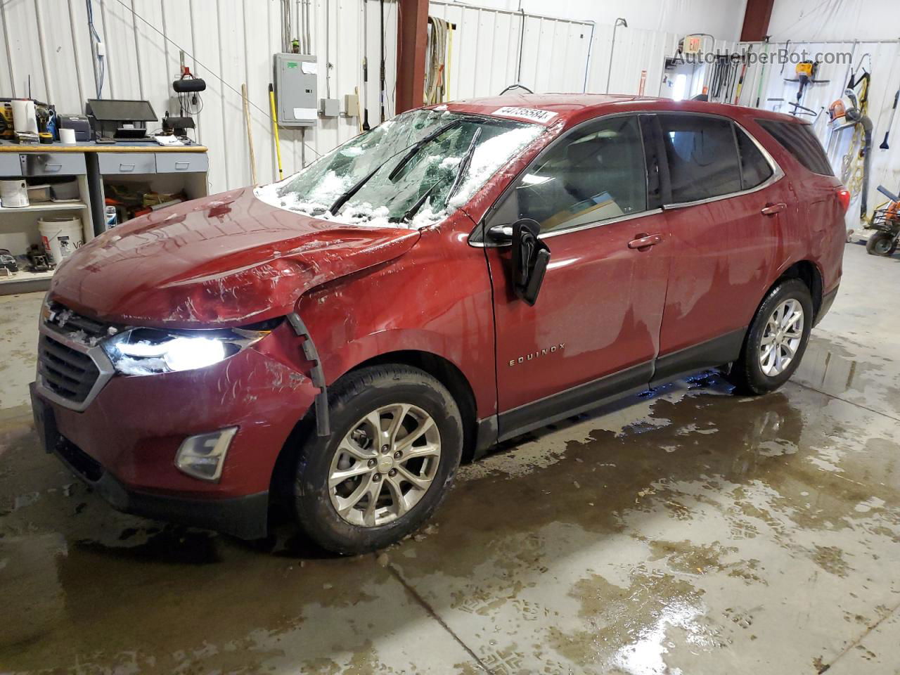 2018 Chevrolet Equinox Lt Burgundy vin: 2GNAXJEV4J6111323