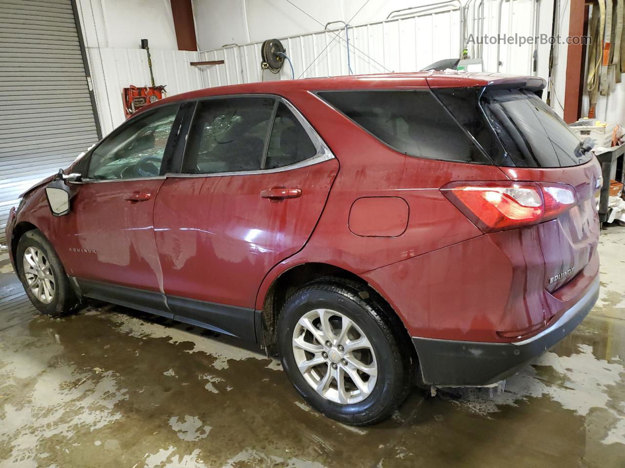 2018 Chevrolet Equinox Lt Burgundy vin: 2GNAXJEV4J6111323