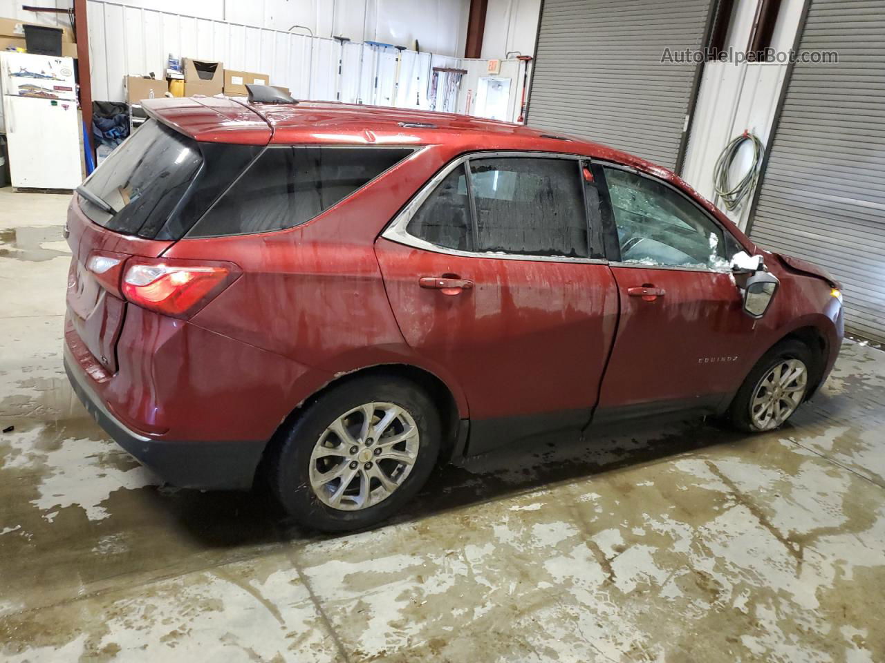 2018 Chevrolet Equinox Lt Burgundy vin: 2GNAXJEV4J6111323