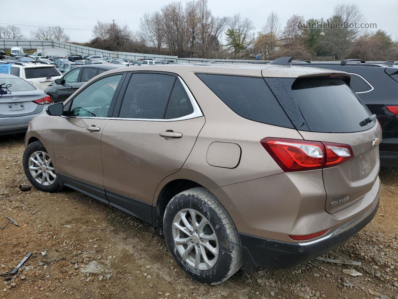 2018 Chevrolet Equinox Lt Tan vin: 2GNAXJEV4J6238606