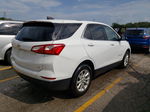 2018 Chevrolet Equinox Lt White vin: 2GNAXJEV4J6238704