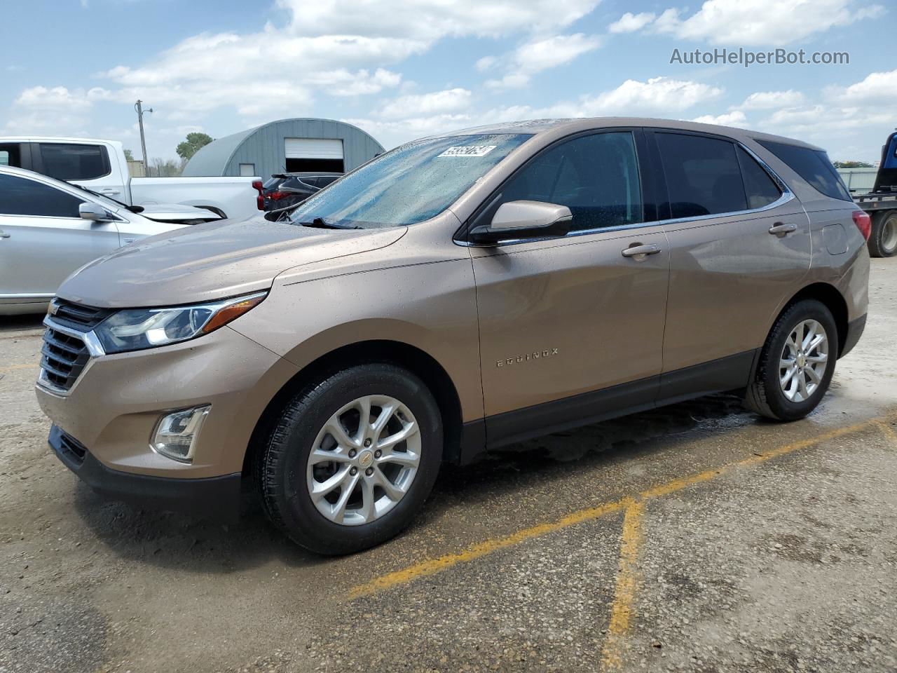 2019 Chevrolet Equinox Lt Tan vin: 2GNAXJEV4K6267816