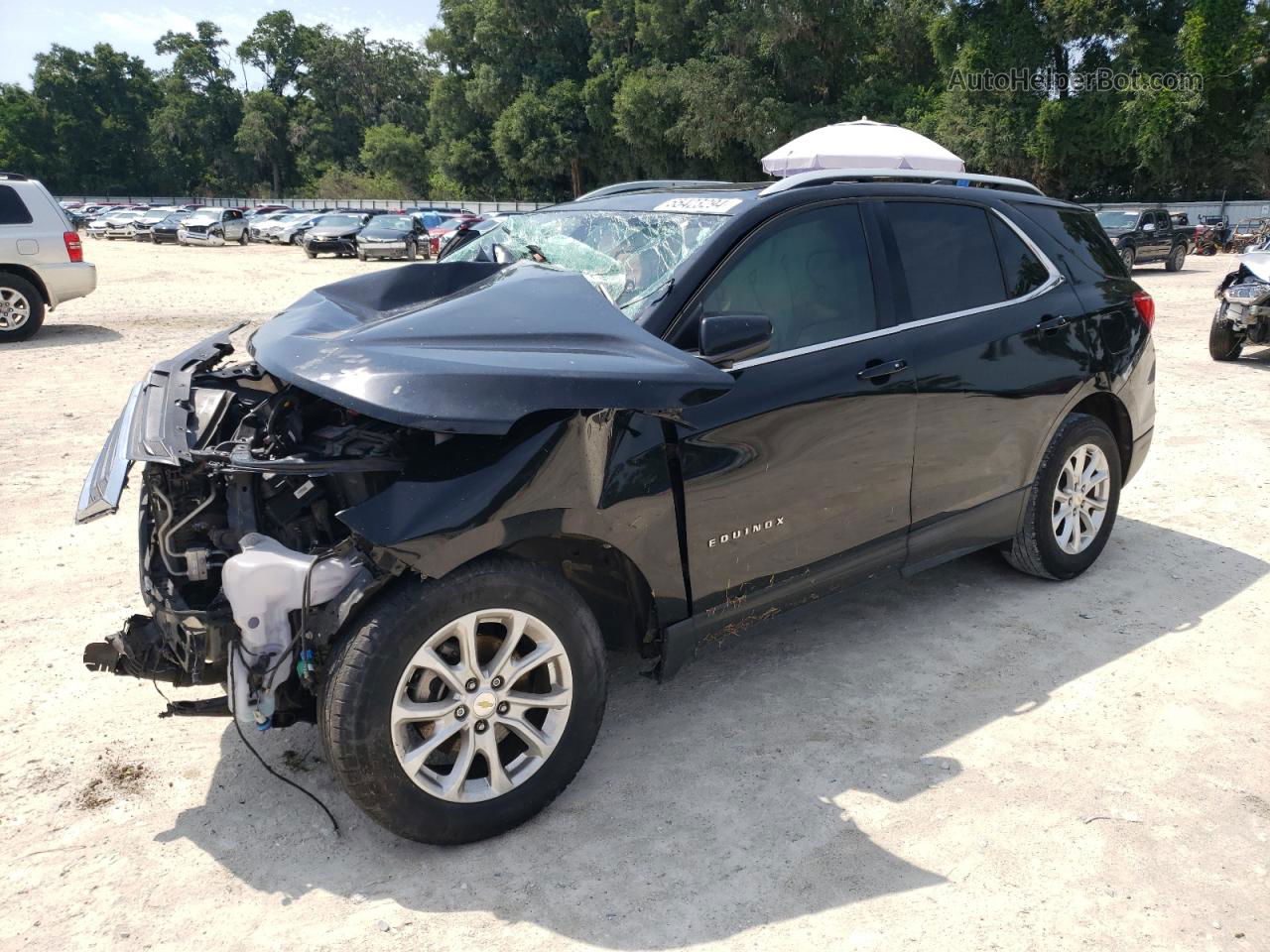 2018 Chevrolet Equinox Lt Black vin: 2GNAXJEV5J6190470