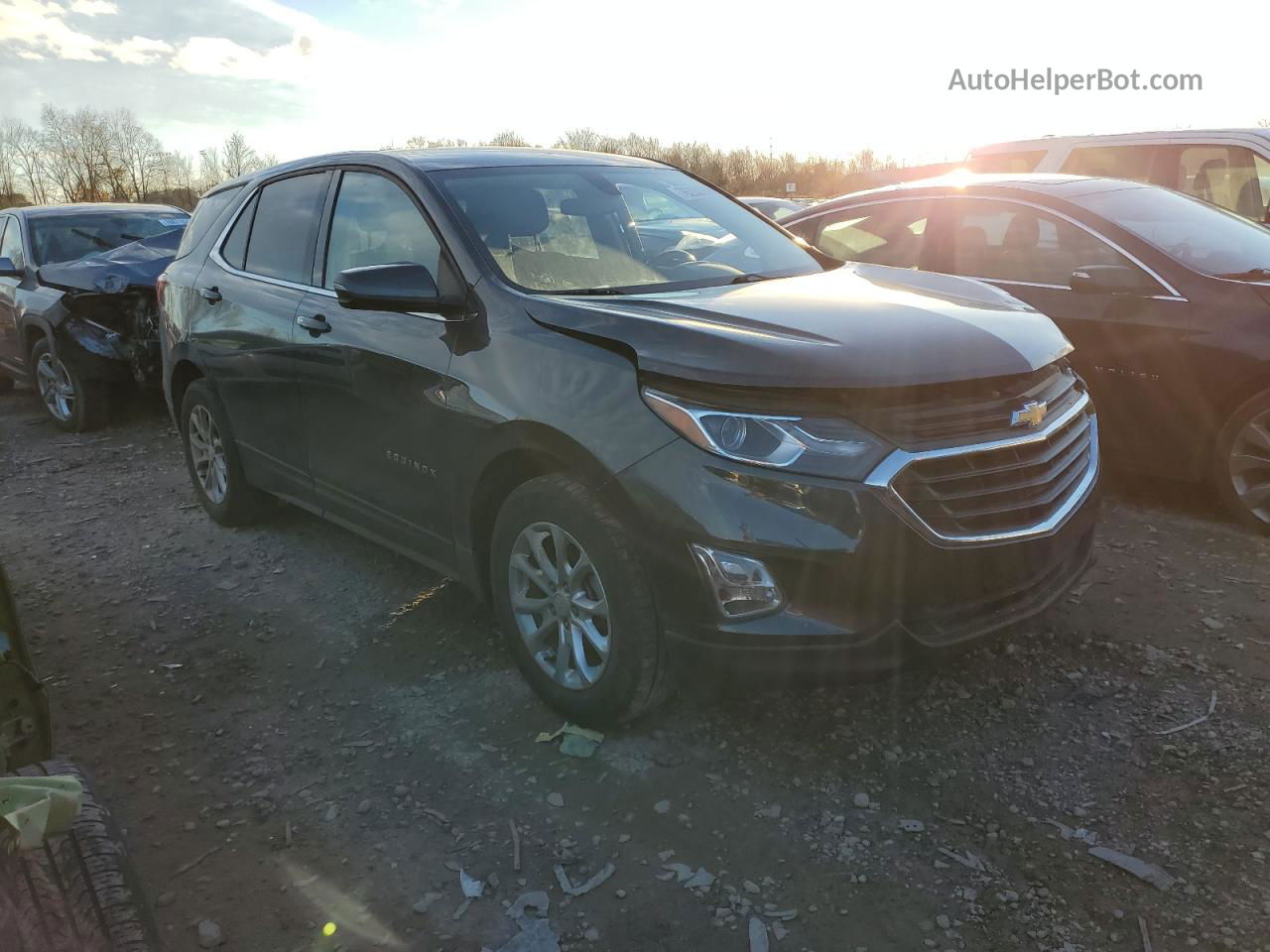 2018 Chevrolet Equinox Lt Charcoal vin: 2GNAXJEV5J6352937