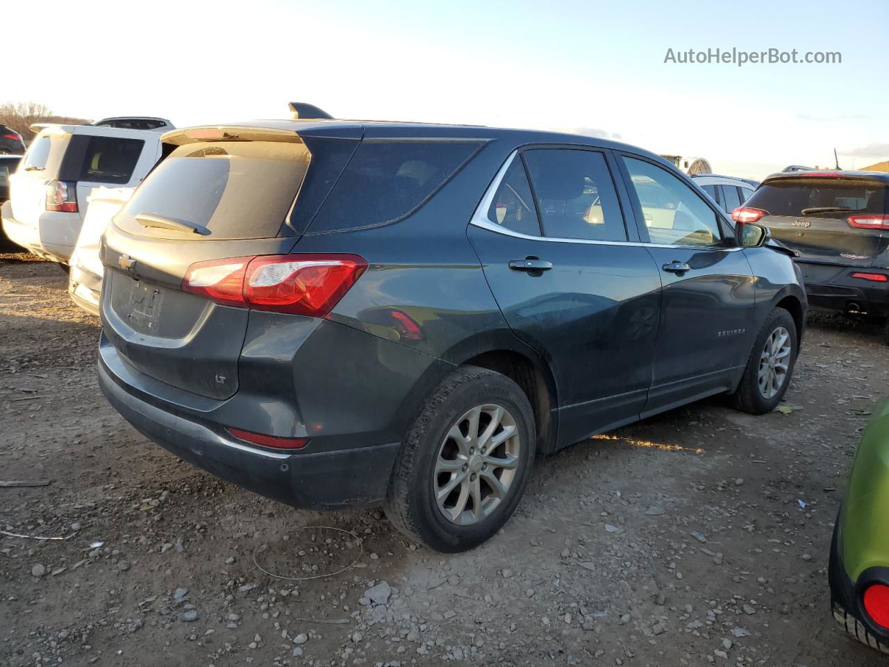 2018 Chevrolet Equinox Lt Charcoal vin: 2GNAXJEV5J6352937