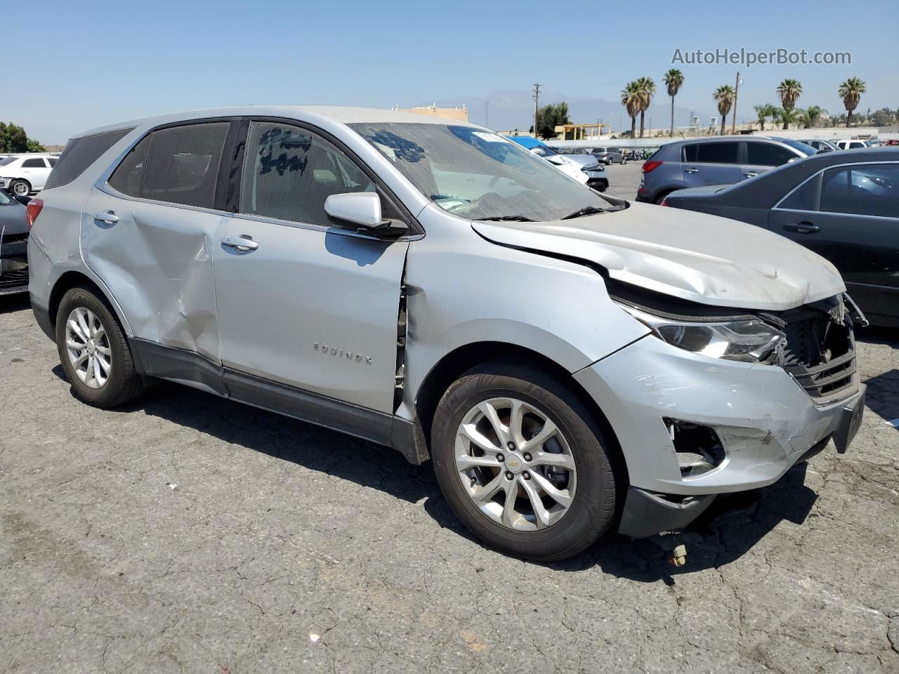 2019 Chevrolet Equinox Lt Silver vin: 2GNAXJEV5K6285094