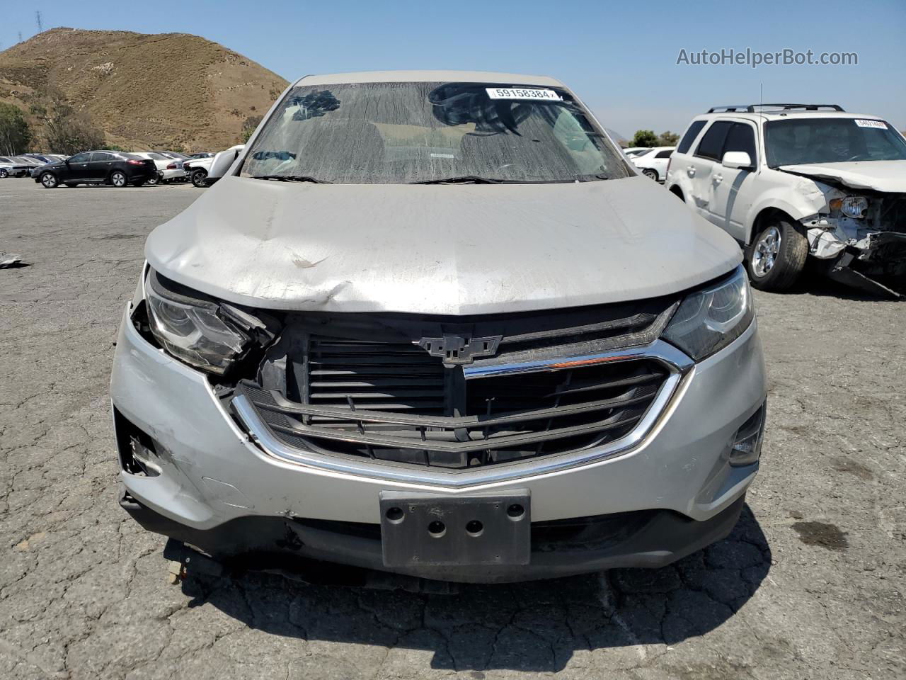 2019 Chevrolet Equinox Lt Silver vin: 2GNAXJEV5K6285094