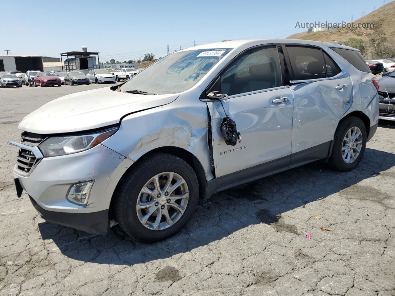 2019 Chevrolet Equinox Lt Silver vin: 2GNAXJEV5K6285094