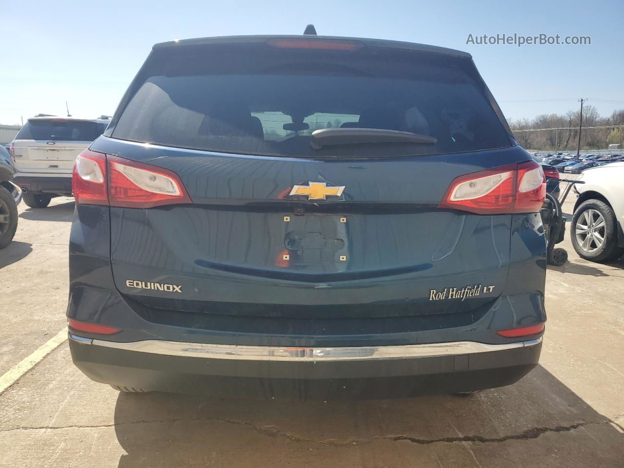 2020 Chevrolet Equinox Lt Синий vin: 2GNAXJEV5L6179388