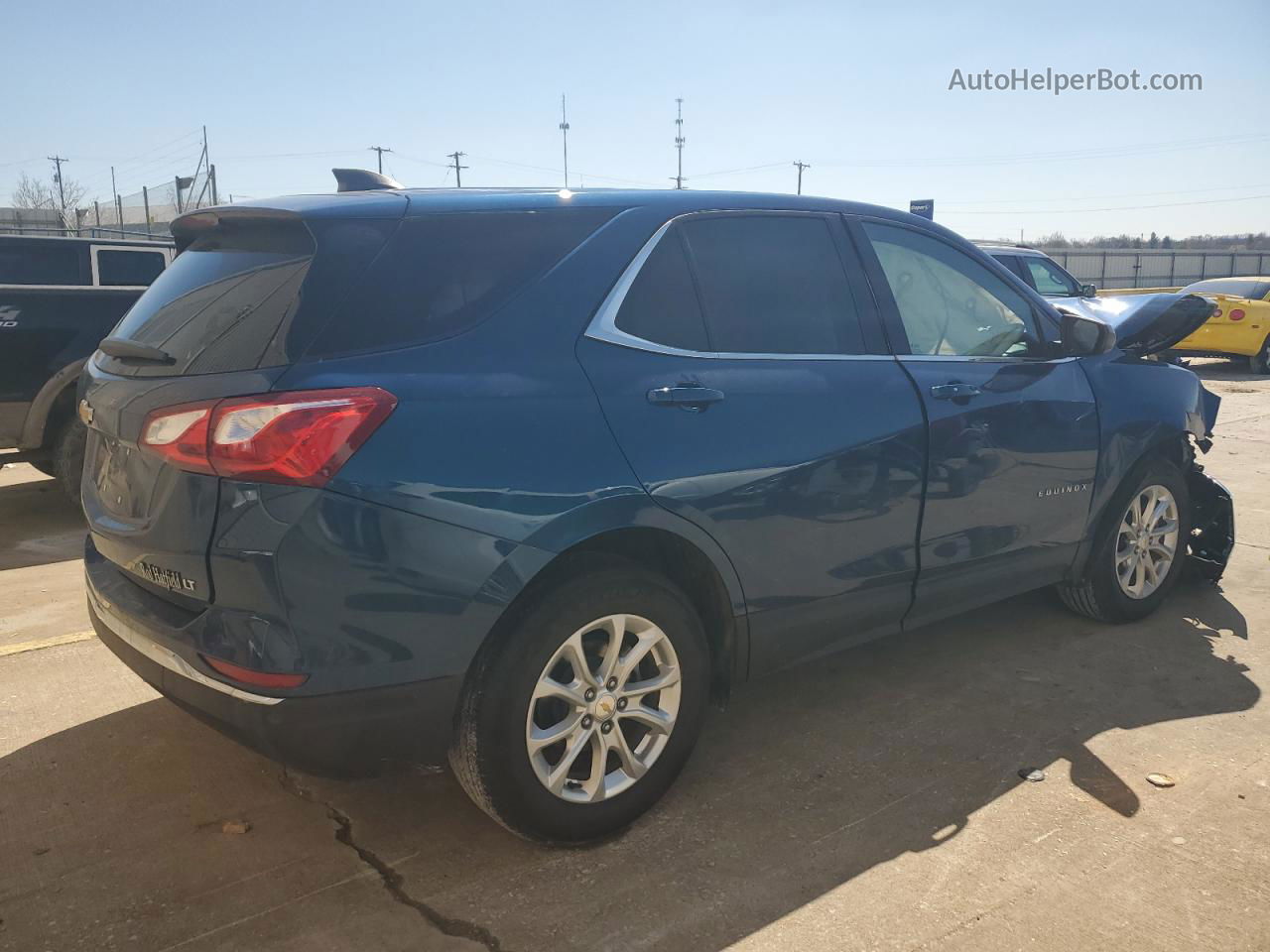 2020 Chevrolet Equinox Lt Blue vin: 2GNAXJEV5L6179388