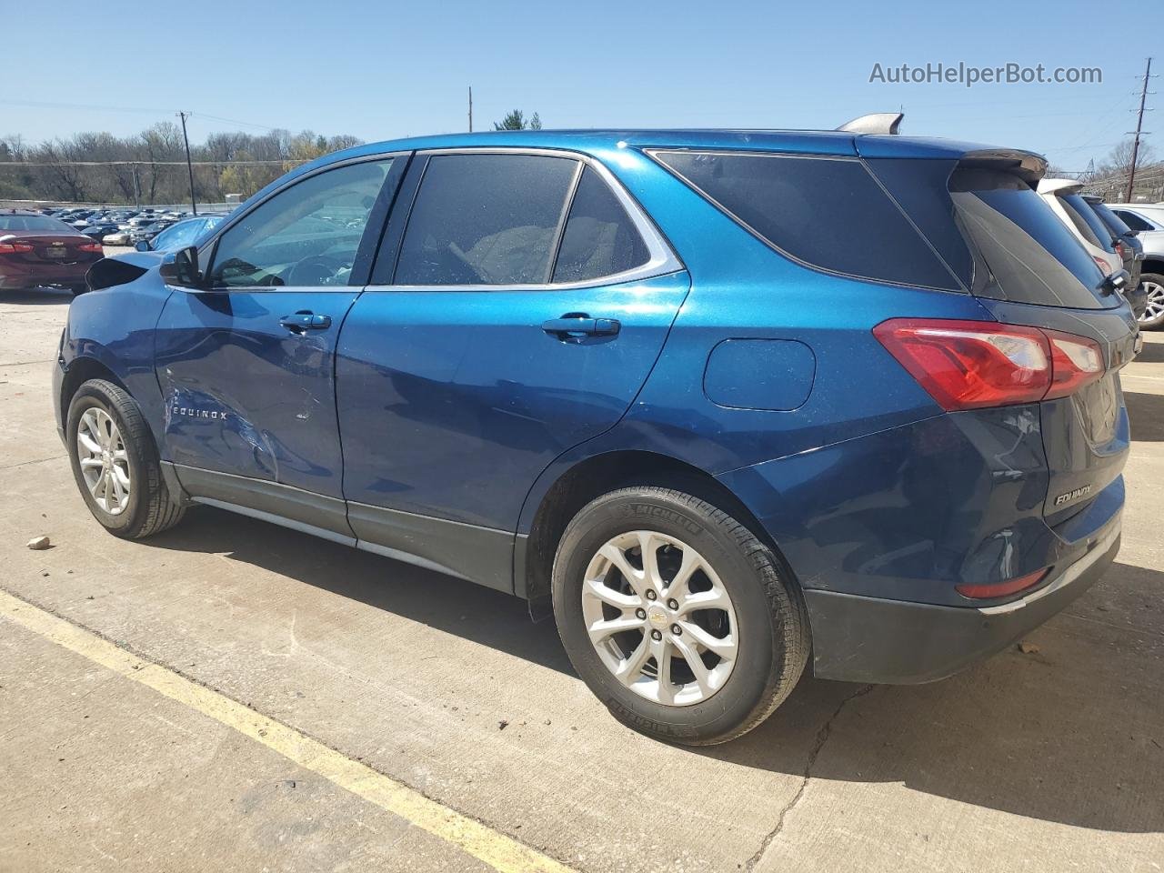 2020 Chevrolet Equinox Lt Blue vin: 2GNAXJEV5L6179388