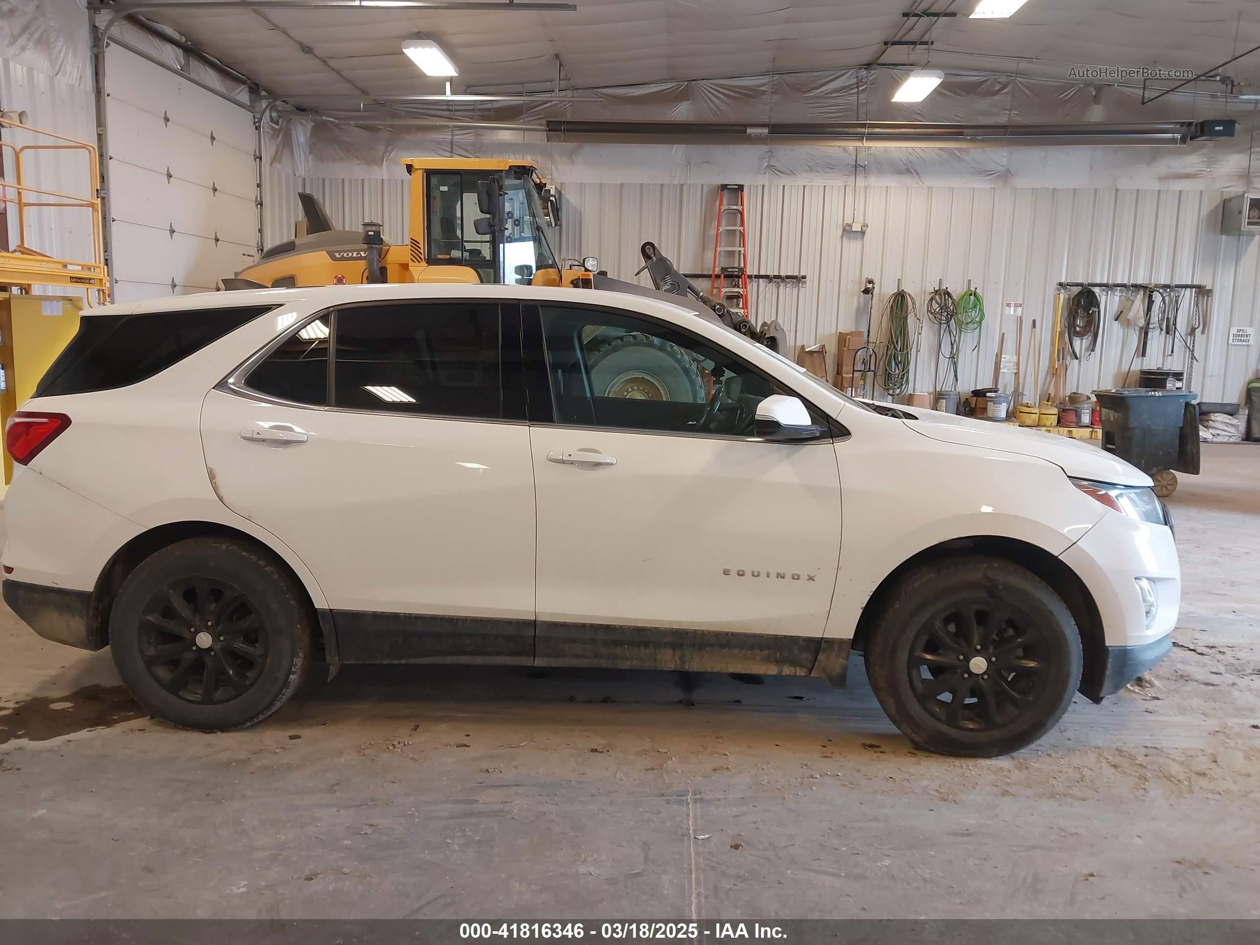 2018 Chevrolet Equinox Lt Белый vin: 2GNAXJEV6J6115535