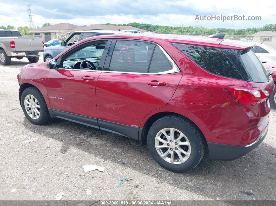 2018 Chevrolet Equinox Lt Maroon vin: 2GNAXJEV6J6134022