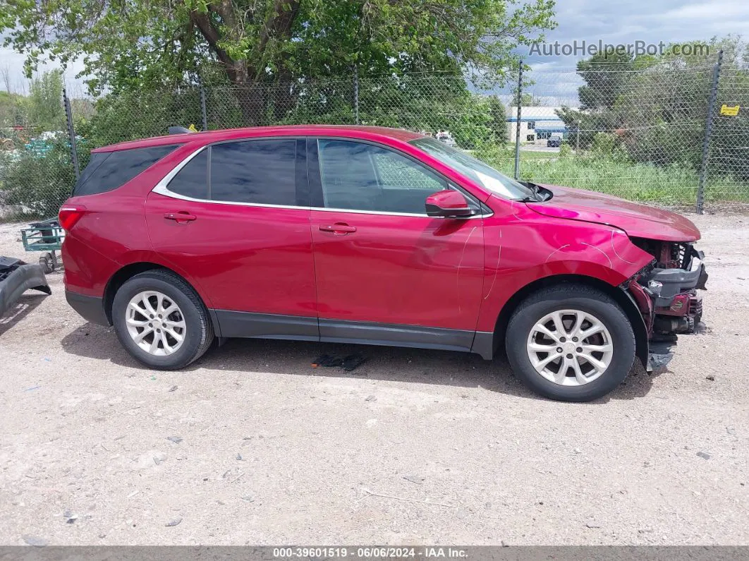 2018 Chevrolet Equinox Lt Maroon vin: 2GNAXJEV6J6134022