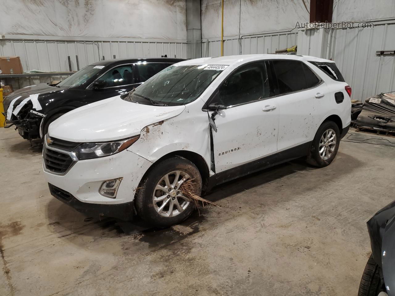 2018 Chevrolet Equinox Lt White vin: 2GNAXJEV6J6214467