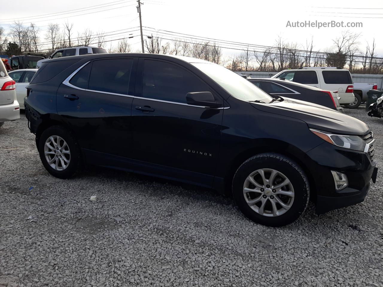 2018 Chevrolet Equinox Lt Черный vin: 2GNAXJEV6J6252829